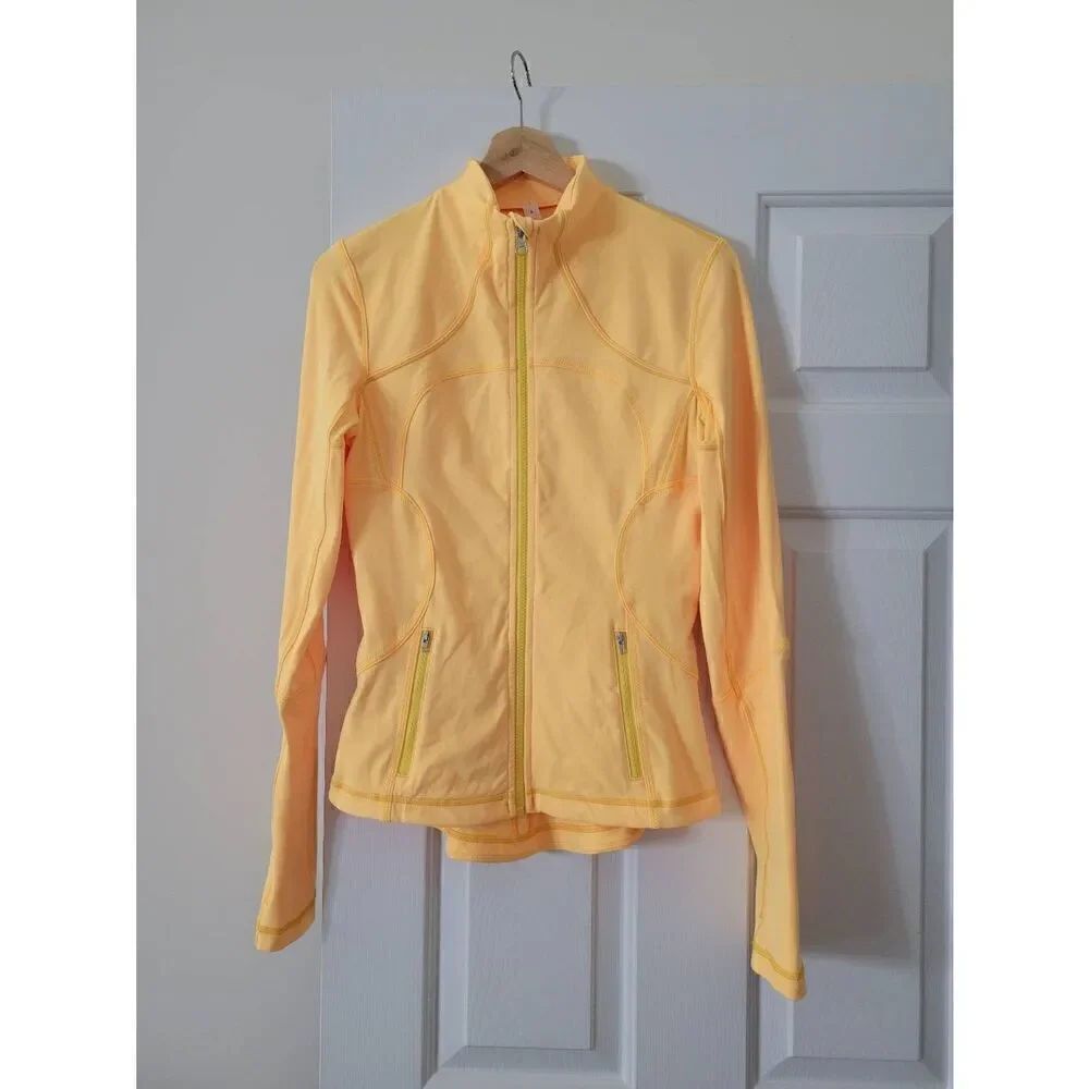Lululemon Athletica Womens Size 6 Track Jacket, Yellow